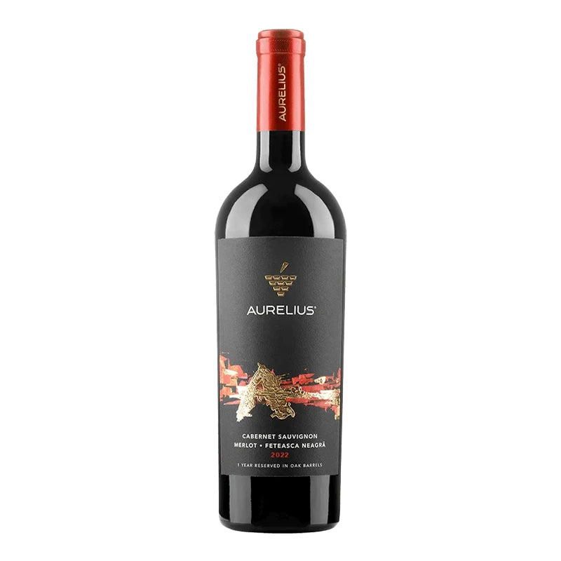 Aurelius Cabernet Sauvignon/Merlot/Feteăscă Neagră 2022 – fles